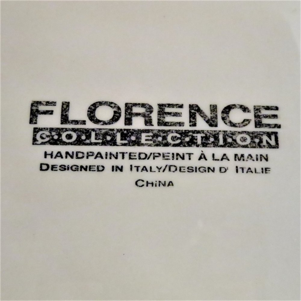 Platter Large Oval Divided FLORENCE COLLECTION 3 Sections Ceramic Italian Design - Picture 6 of 6